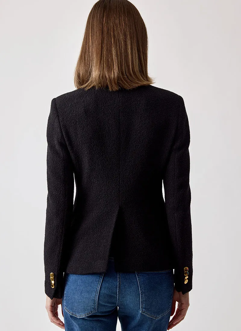 Alycia Boucle Double-Breasted Blazer