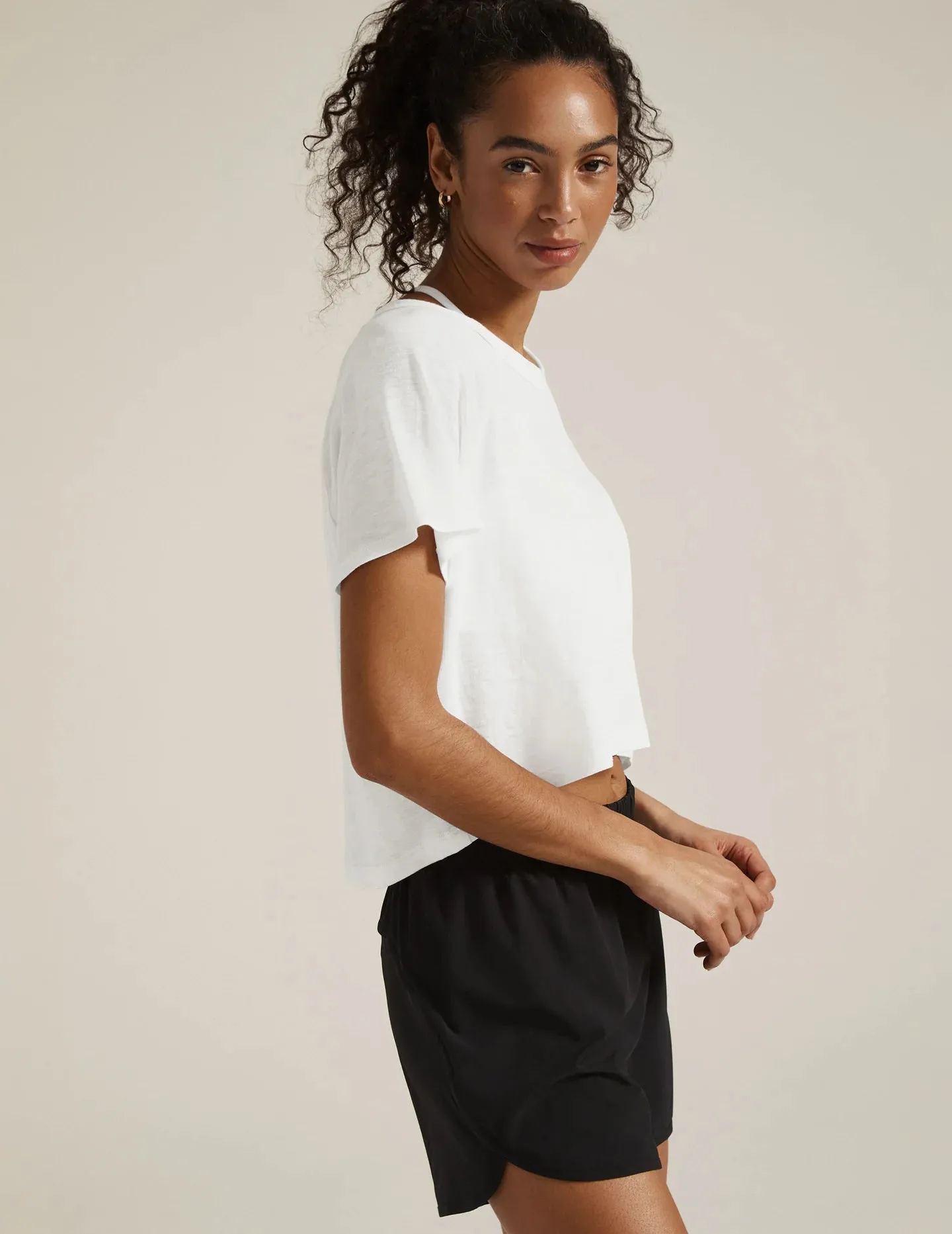 Beyond Yoga Signature High Low Cropped Tee - Multiple Options