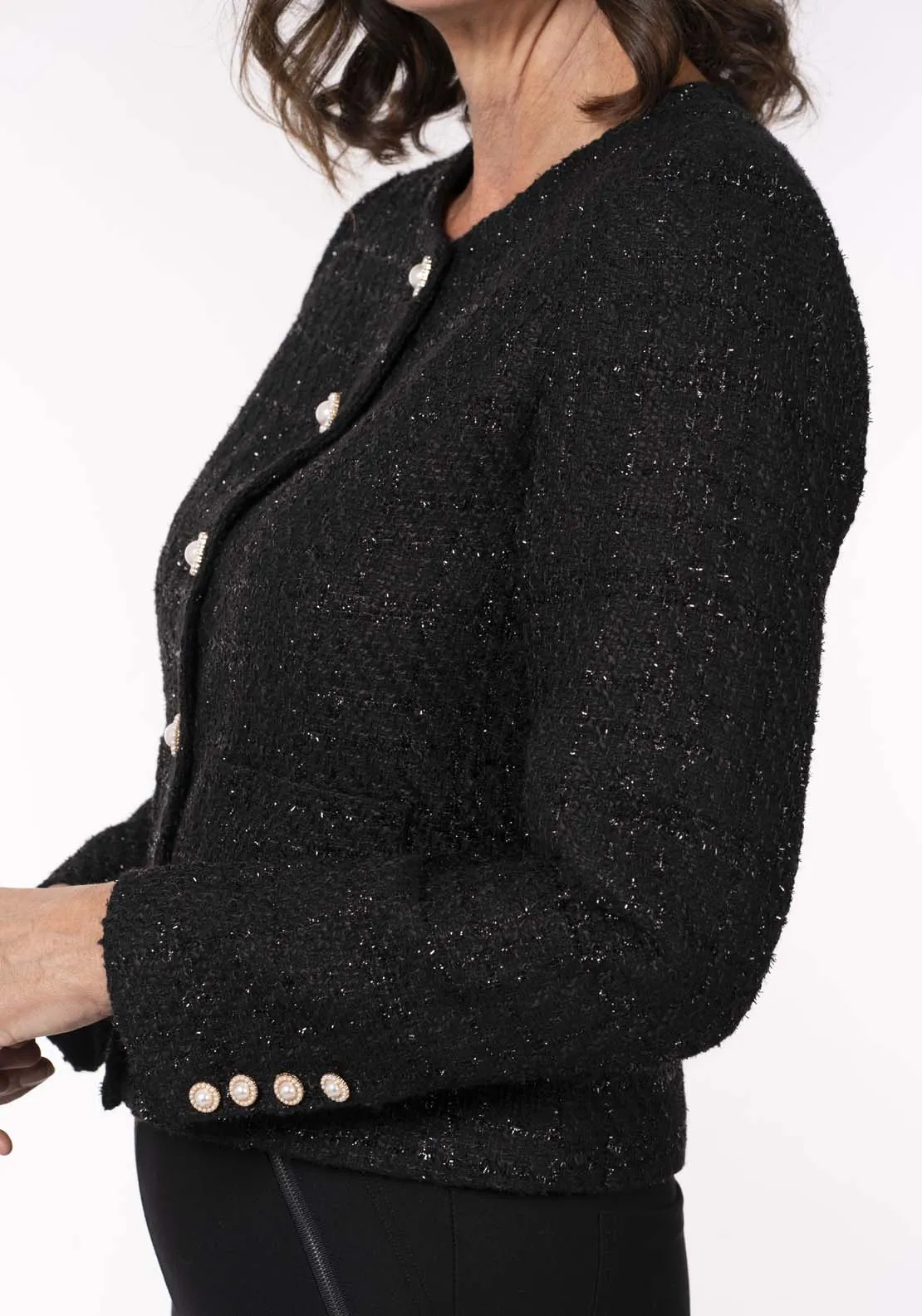 Boucle Blazer - Black