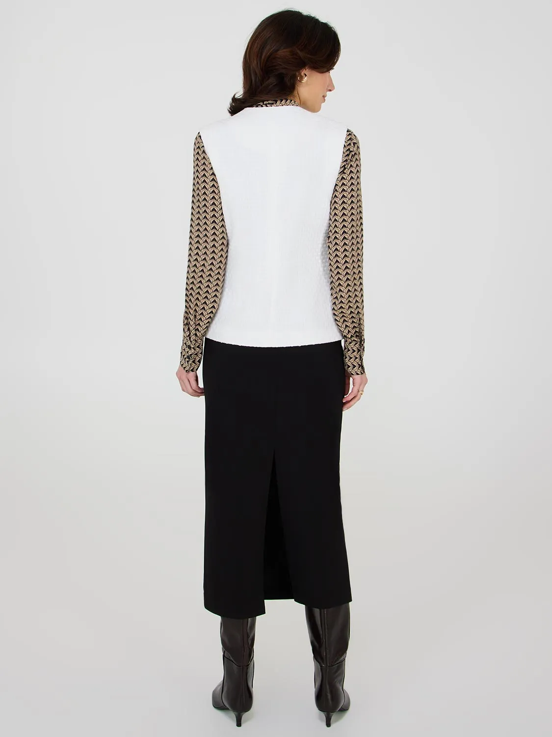 Button-Front Boucle Vest