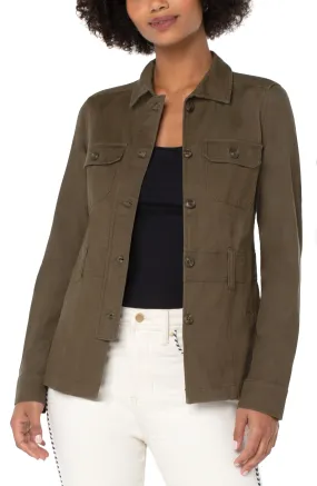 Collared Military Jacket