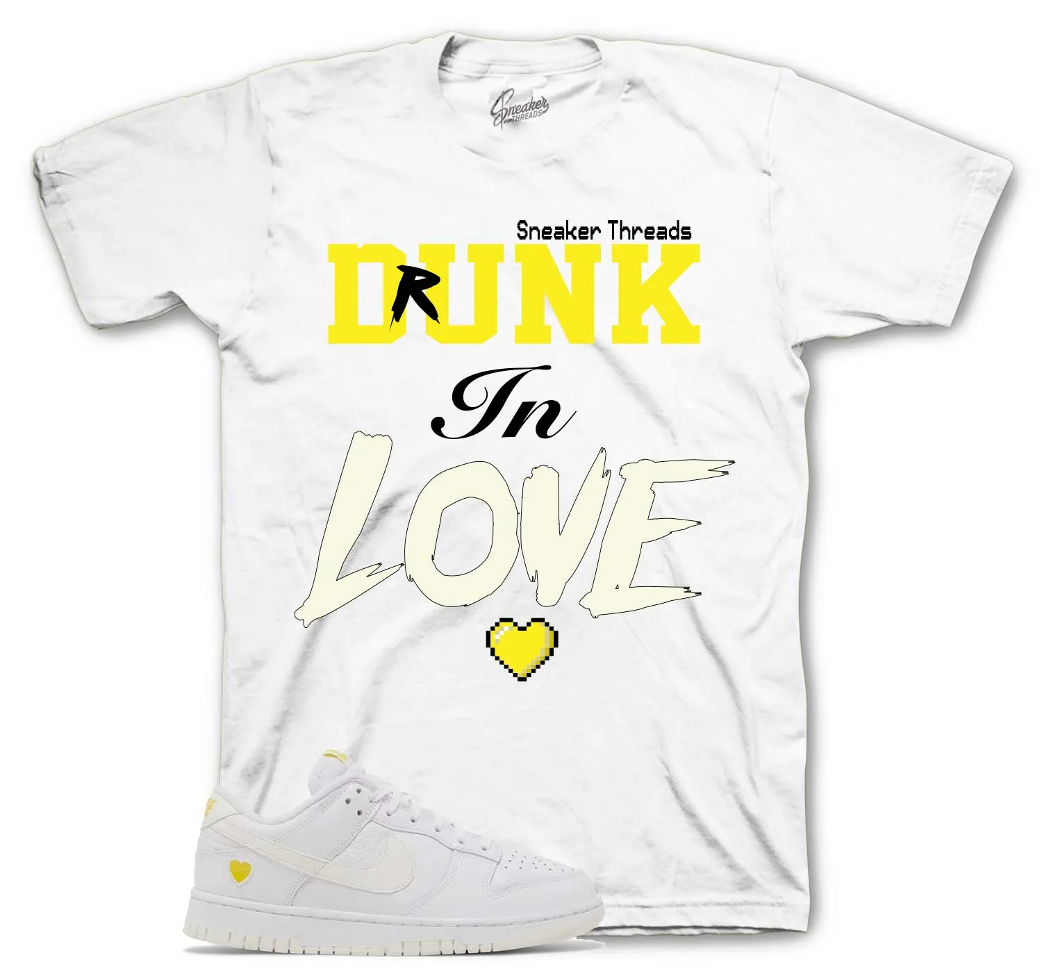 Dunk Low Yellow Heart Dunk In Love Shirt