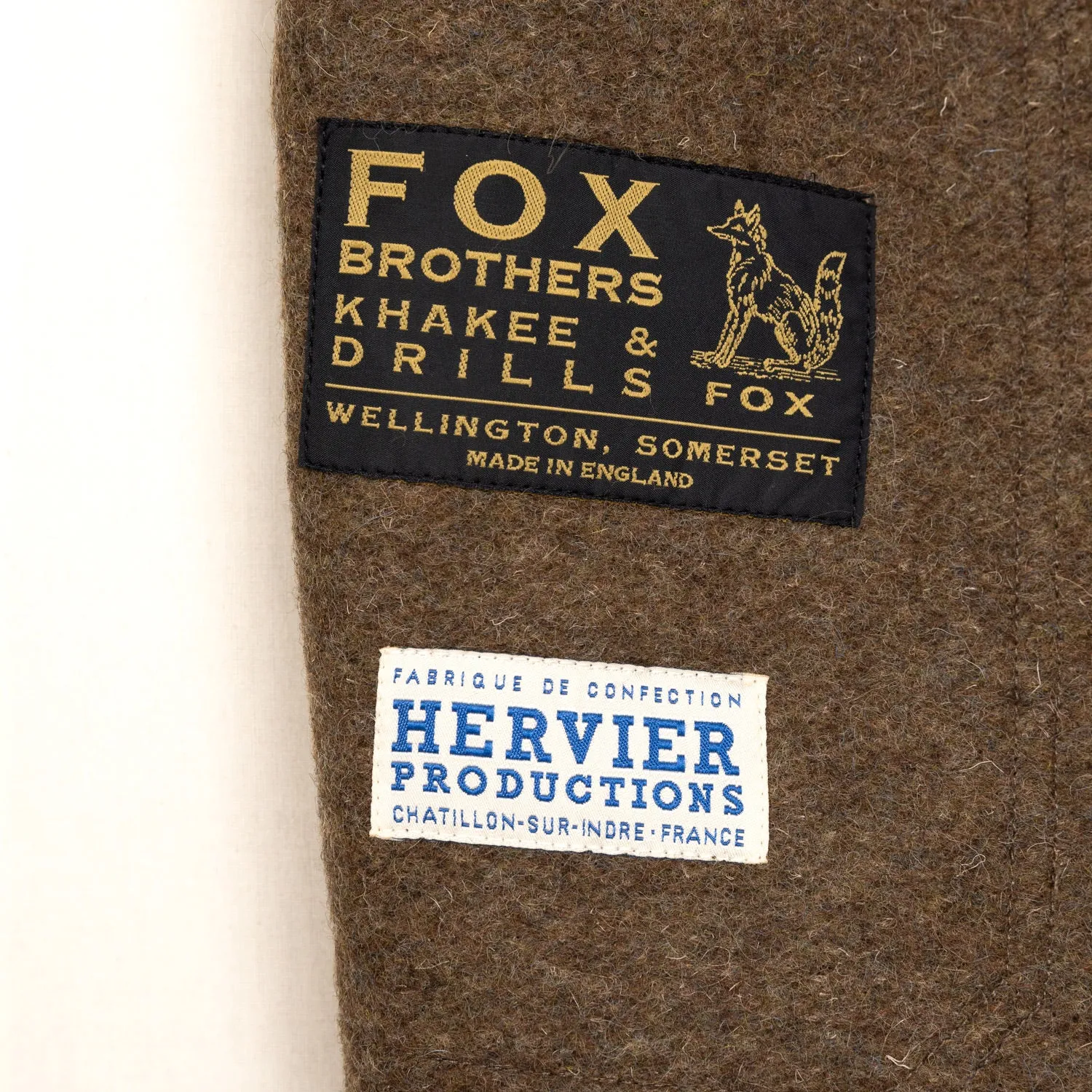 Fox Brothers x MJ: Worker-Jacket "Fox Utility" aus reiner Wolle