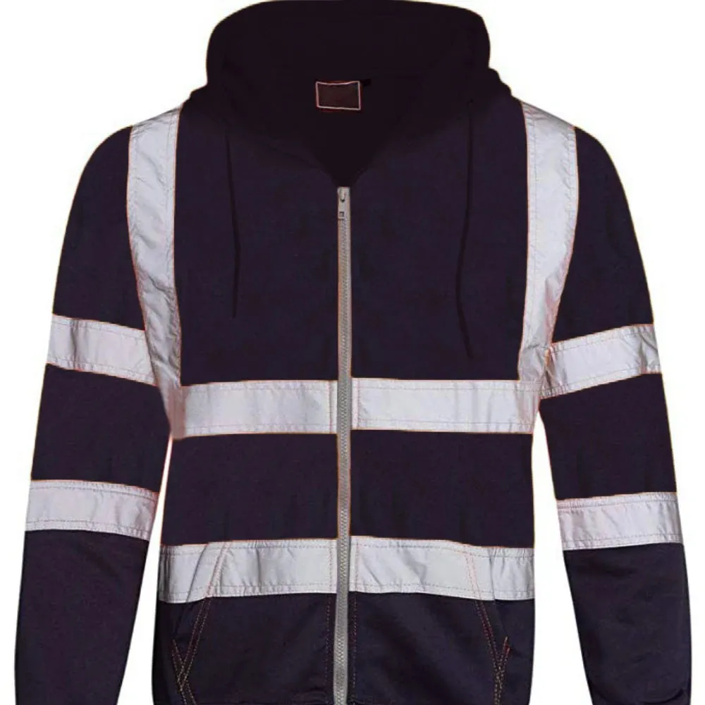 Hooded Sweatshirt With Reflective Strips