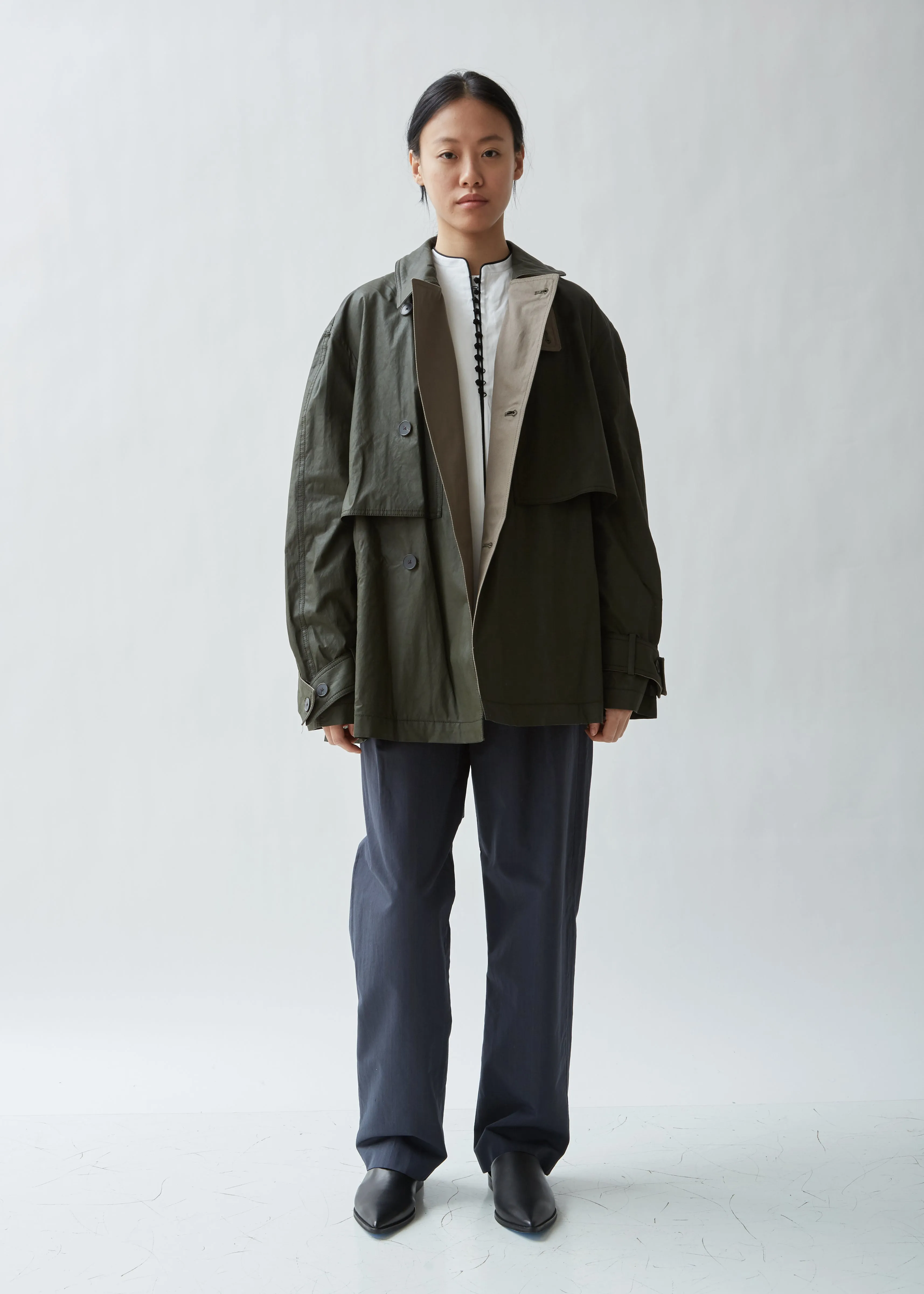 Khaki Caban Jacket