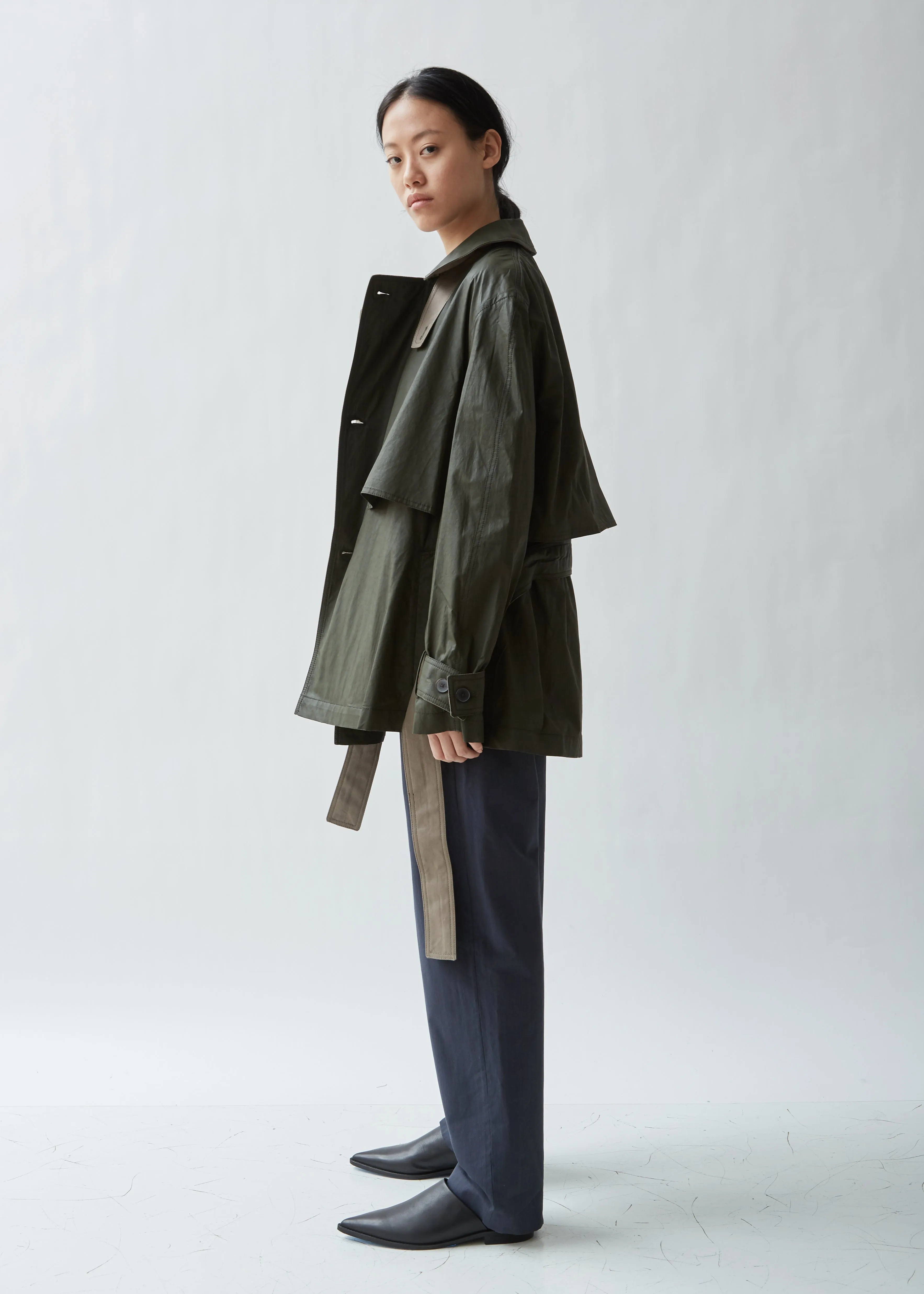 Khaki Caban Jacket