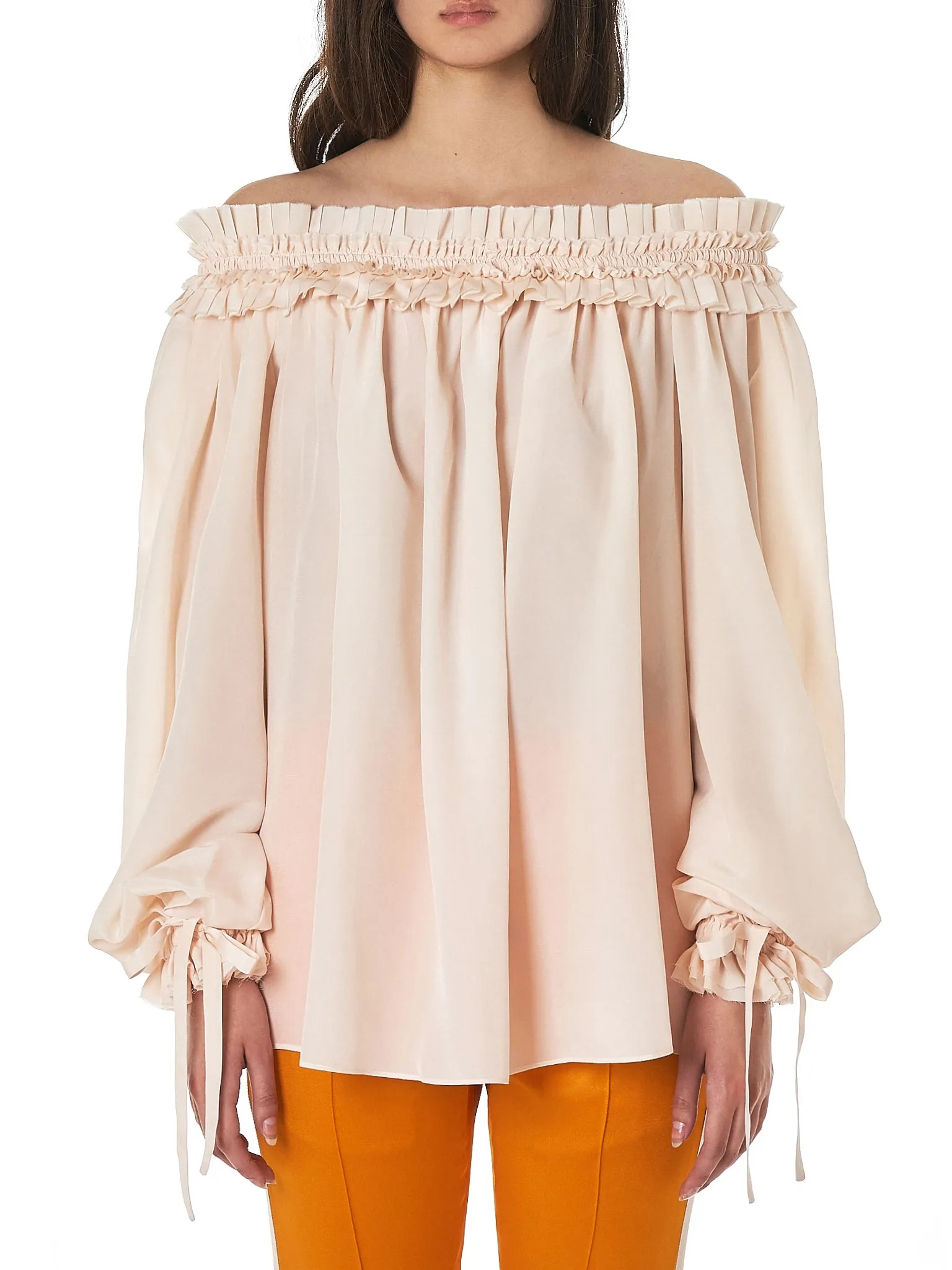 Layered Ruffle Blouse (184-1804-100-021)