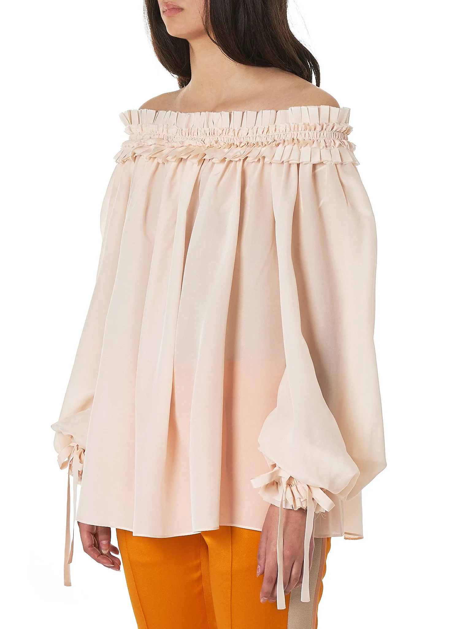 Layered Ruffle Blouse (184-1804-100-021)