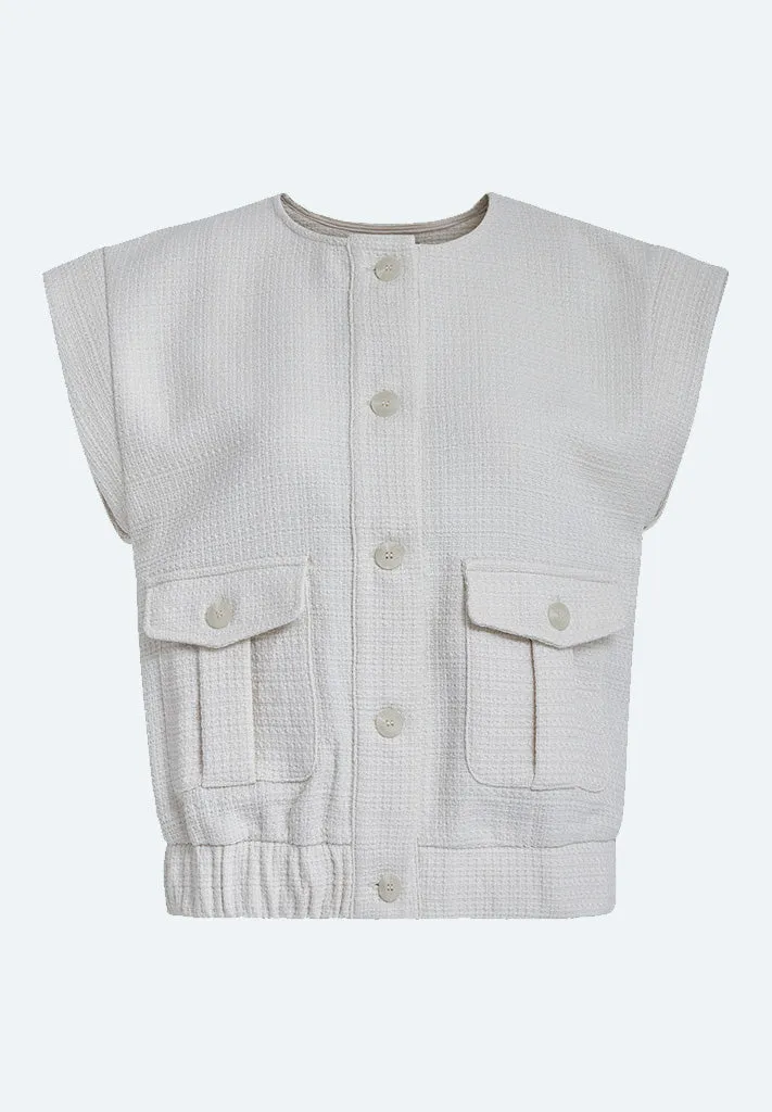 MSAvana Boucle Vest - Light Birch