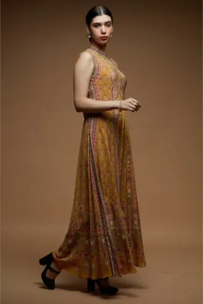 Mustard Color Gown