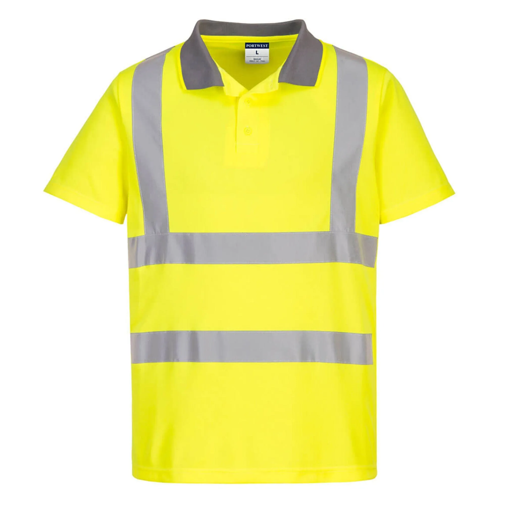 Portwest Eco Hi Vis Short Sleeve Polo x6 EC10