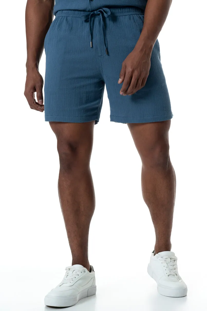 Pull On Shorts _ 150437 _ Blue