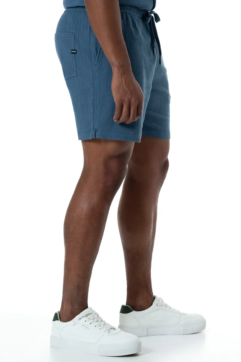 Pull On Shorts _ 150437 _ Blue