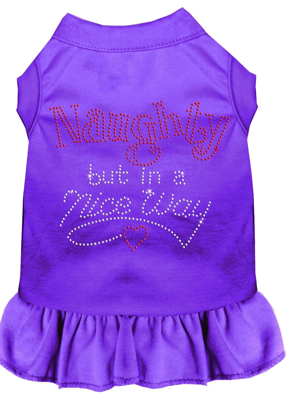 Rhinestone Naughty But In A Nice Way Dress Purple Sm (10)