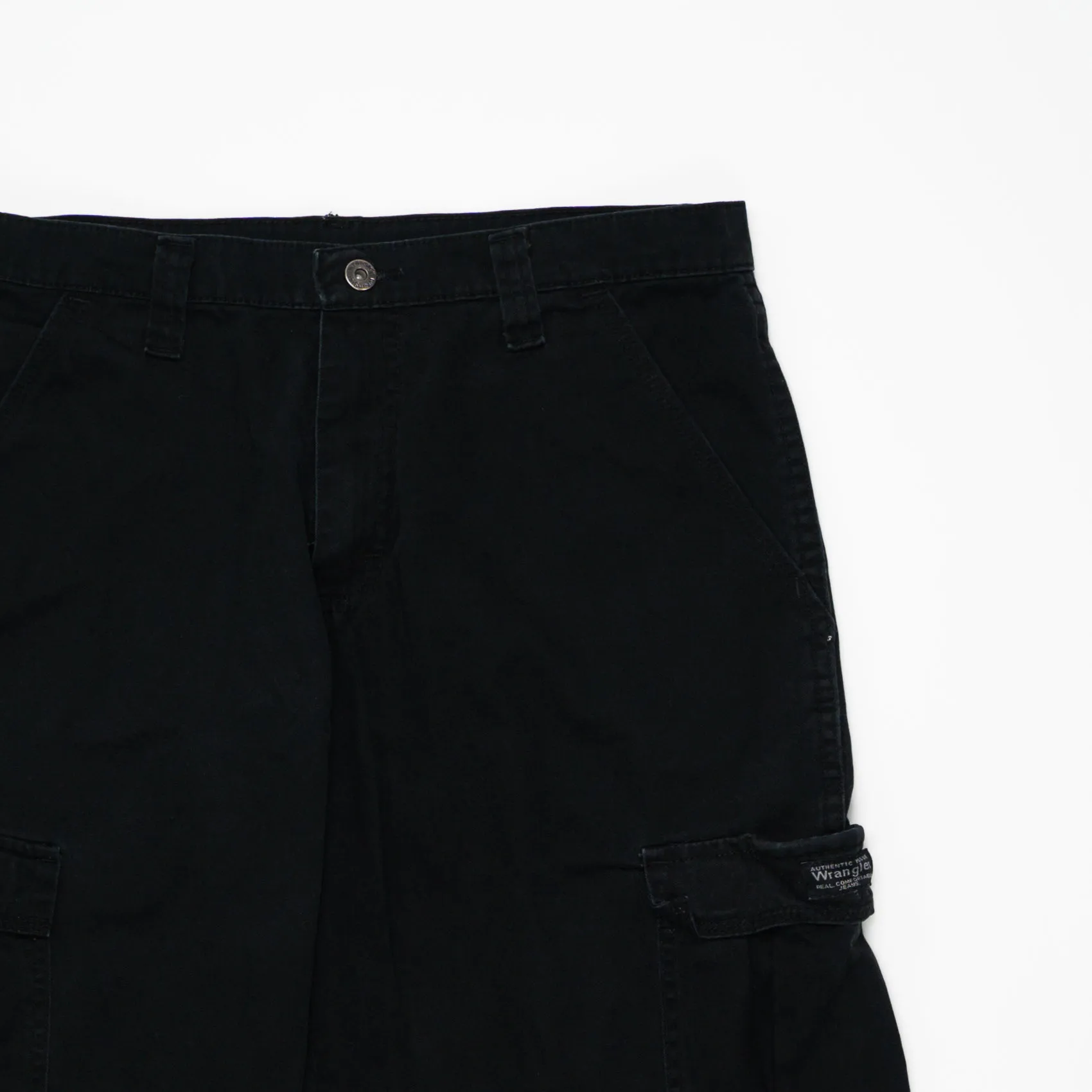 Vintage Black Wrangler Cargo Pants (32 x 30)