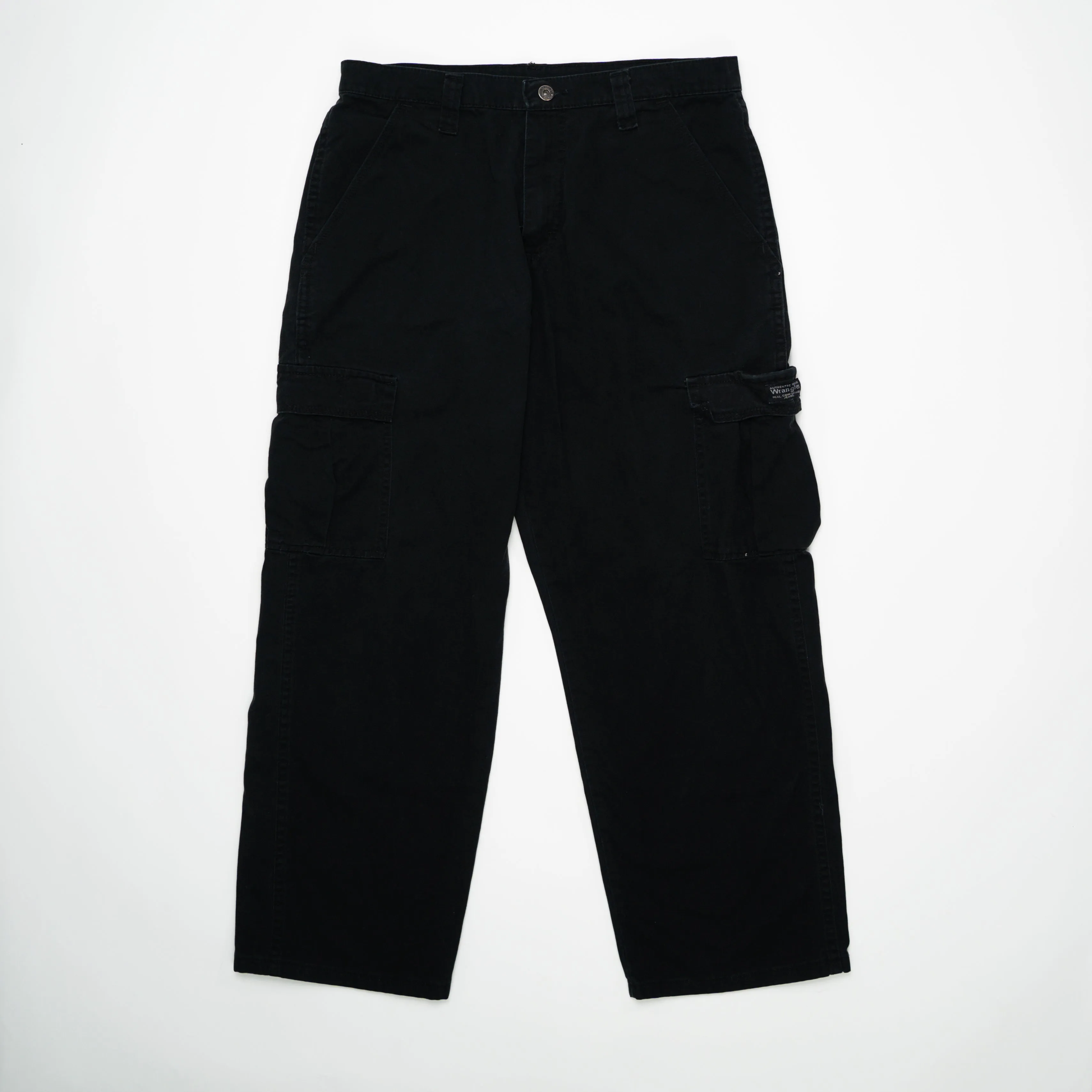 Vintage Black Wrangler Cargo Pants (32 x 30)