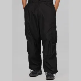 Wide Cargo Pant - Black