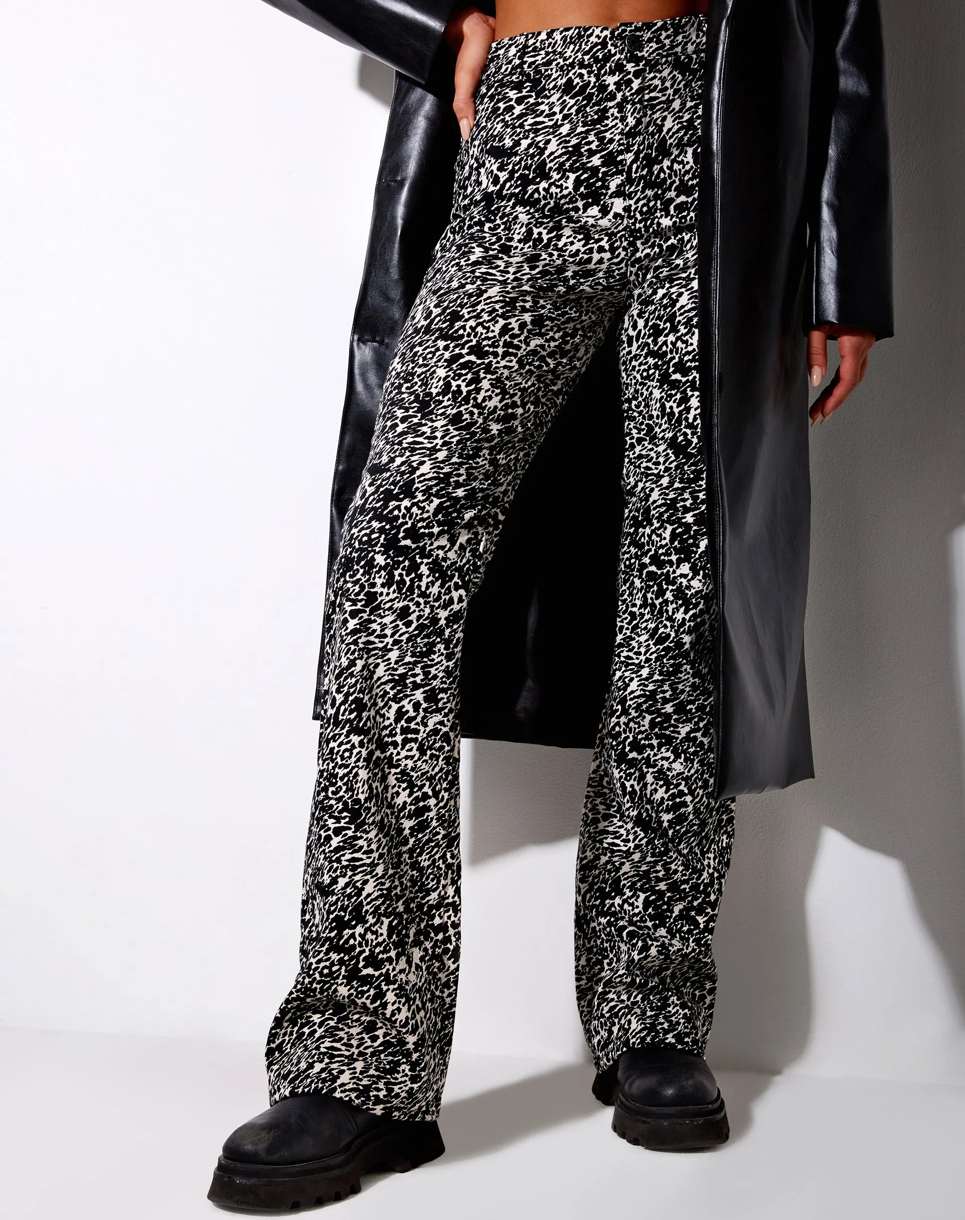 Zoven Trouser in Abstract Animal